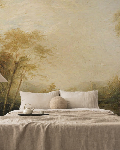 Wallpaper Lush Scenery cu un peisaj luxuriant