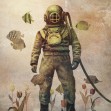 Deep Sea Garden, Sepia, Photowall