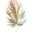 Boho Tropical Leaf on White III, Photowall