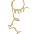 Half Face, Gold, Photowall