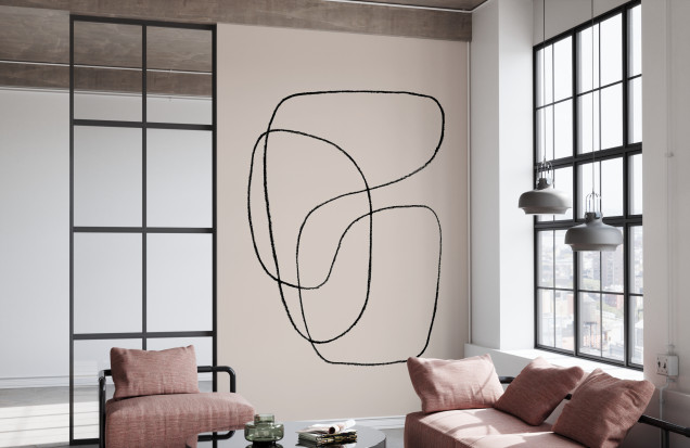 Pencil Scribble IV Wallpaper, Photowall
