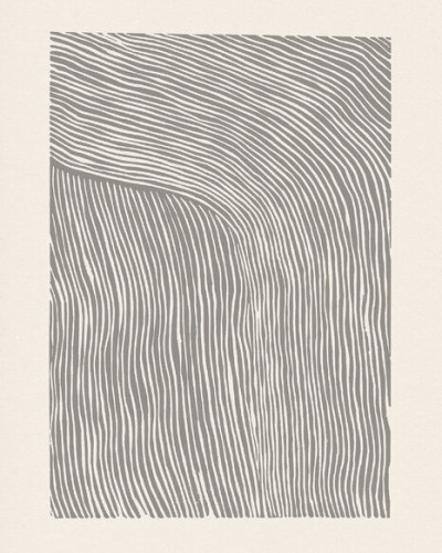 Tapet cu dungi geometrice gri, Stripes Linocut.