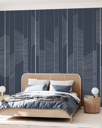 Tapet modern cu design geometric 