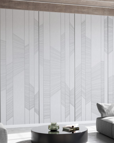 Imaginea prezintă un wallpaper cu design minimalist cu linii subtile și grafice, perfect pentru a adăuga eleganță oricărei încăperi.