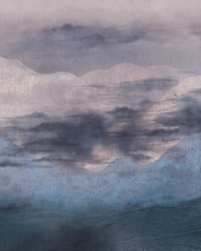 Elevation Landscape, Indigo, Photowall