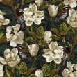 Magnolia, Antracite, Photowall