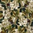 Magnolia, Olive, Photowall