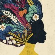 Woman Flowers, Photowall