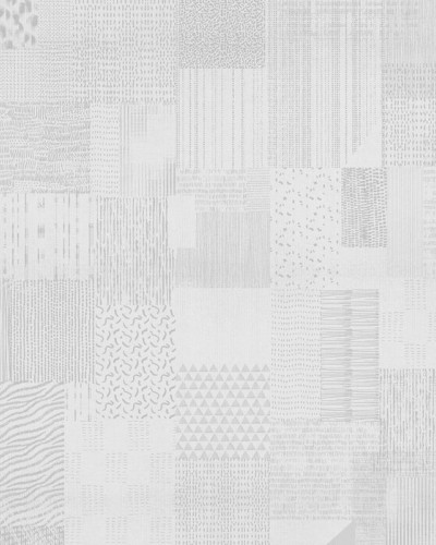 Tapet geometric gri deschis, Inspiration Notebook Grey Bright