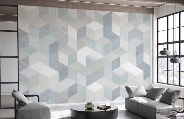 Casablanca Cubes, Breeze, Photowall Wallpaper