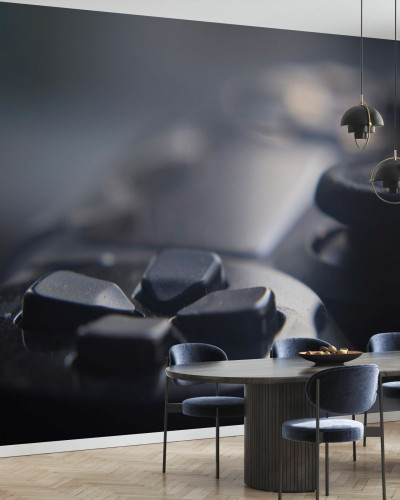 Tapet Joystick Close Up - design modern minimalist, accent pe detaliile jocurilor video.