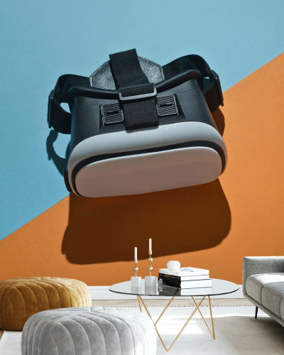 Fototapet Virtual Reality Simulator, Photowall - design modern cu accente de culoare vibrante.
