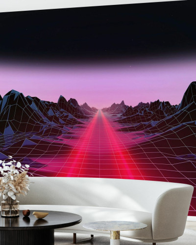 Tapet cu design modern și elegant, Trail Light, care va aduce o notă de mister și aventură în orice încăpere. Designul geometric dă o senzație de adâncime și perspective, creând o iluzie optică care transformă spațiul.
