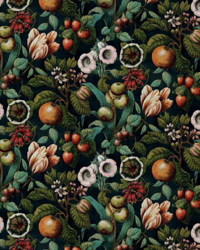 Tapet cu design floral extravagant - Frivolous Fruits