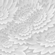 Flower on Canvas, Grey, Photowall