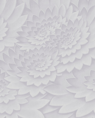 Flower on Canvas, Lavandă, Photowall - Tapet floral modern cu design minimalist