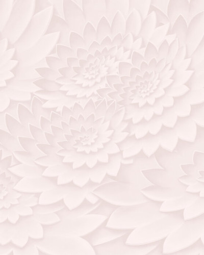 Tapet floral roz cu textură 3D