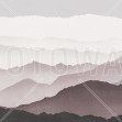 Misty Landscape, Plum, Photowall