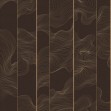 Illuminated Lines Curved, Chocolate, Photowall