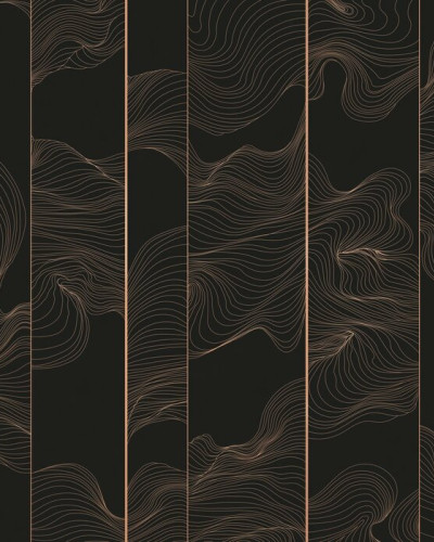 Illuminated Lines Curved, Soft Dark, Photowall