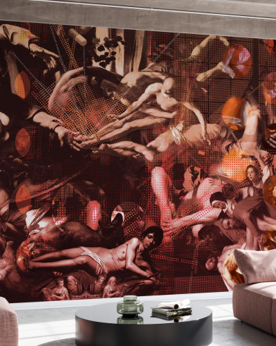 Tapet modern cu design artistic 