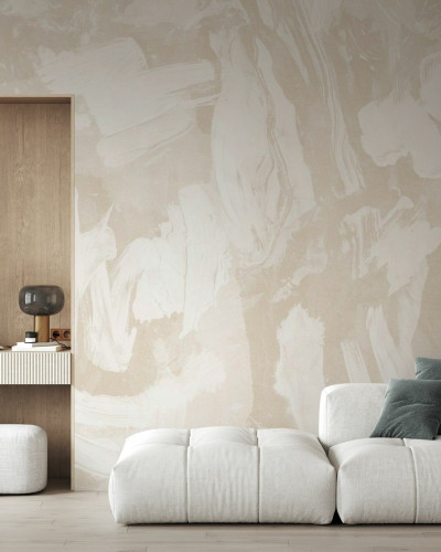 Fototapet Texturat Efect Vopsea Decorativă Kestrel White