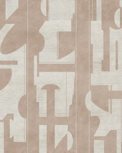 Tapet abstract Copacabana Beach, Diverse Beige, cu linii fine și nuanțe de bej, perfect pentru a crea o atmosferă elegantă și relaxantă în orice cameră.