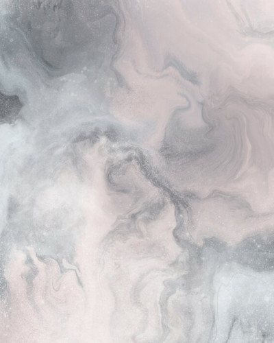 Tapet abstract cu design elegant în nuanțe delicate de gri și roz.