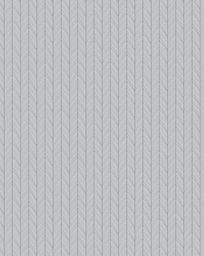 Tapet Herringbone II, Gri, cu model delicat si minimalist, intr-un living modern.