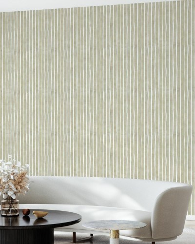 Tapet cu dungi acuarela decorative bej