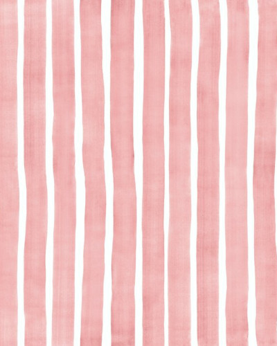 Tapet cu dungi decorative watercolor stripes ĺn nuanţă de roz