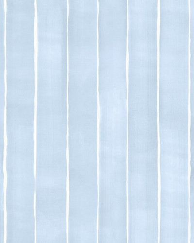Tapet Tracing Stripes, albastru, cu dungi subtile