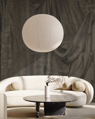 Draperi elegante, realizate în tonuri de bronz, pentru un decor modern și sofisticat.