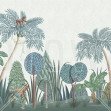 Nightfall Garden - Panorama, Photowall