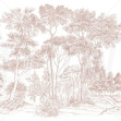 The Long Walk, Earthy Pink - Panorama, Photowall