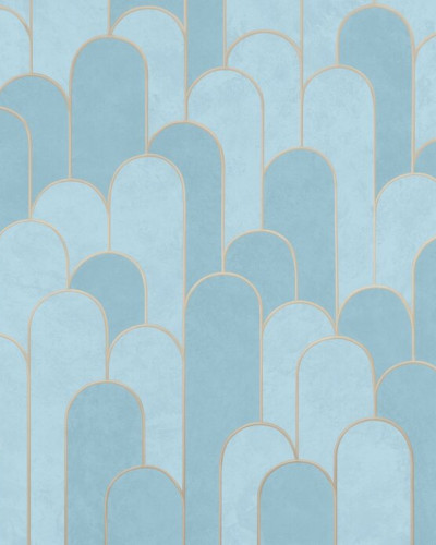 Grand Arches Pattern - Blue, Photowall