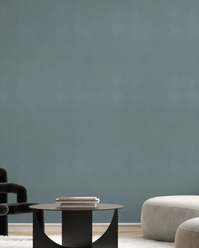 Fototapet albastru deschis într-un interior modern