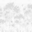 Feathered Grove - Grey, Photowall