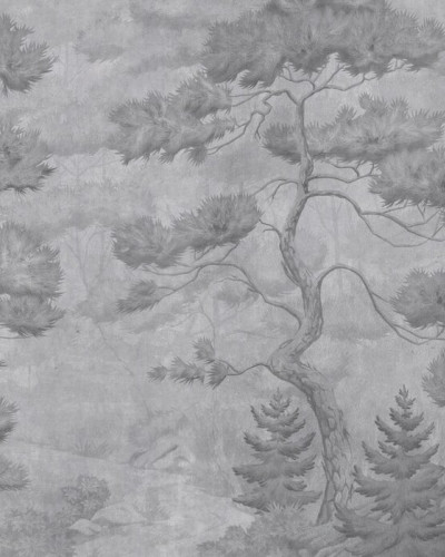 Tall Trees - Grey, Photowall