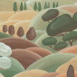 Hills - Orange, Photowall