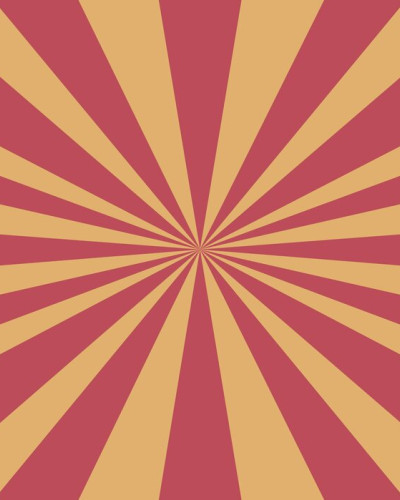 Circus - Rectangle - Raspberry and Yellow, Photowall