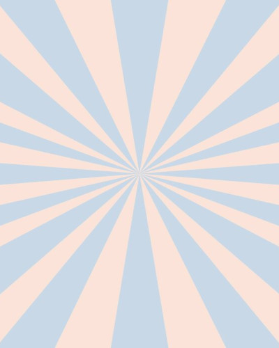 Circus - Rectangle - Light Blue and Pink, Photowall