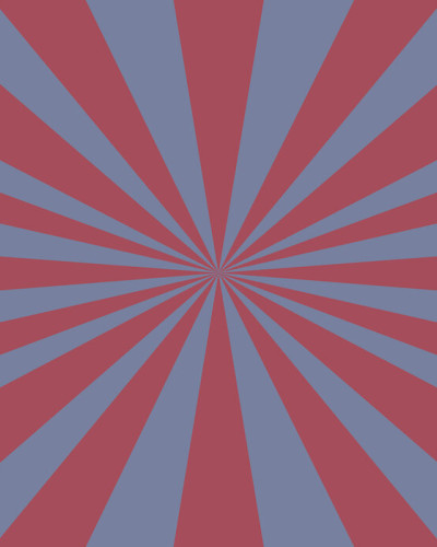 Circus - Rectangle - Raspberry and Blue, Photowall