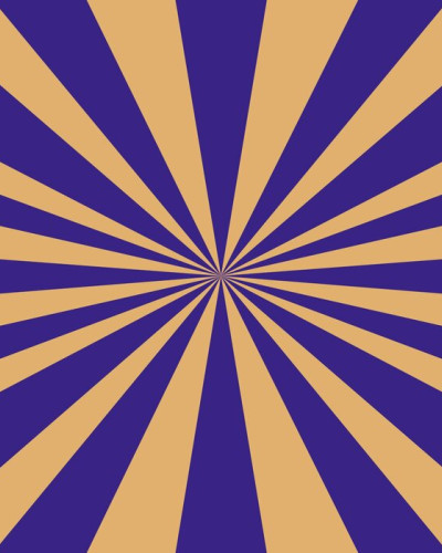 Circus - Rectangle - Dark Blue and Yellow, Photowall