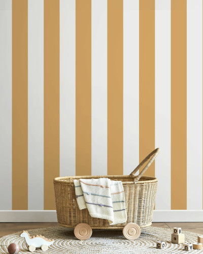 Stripes - Yellow, Photowall