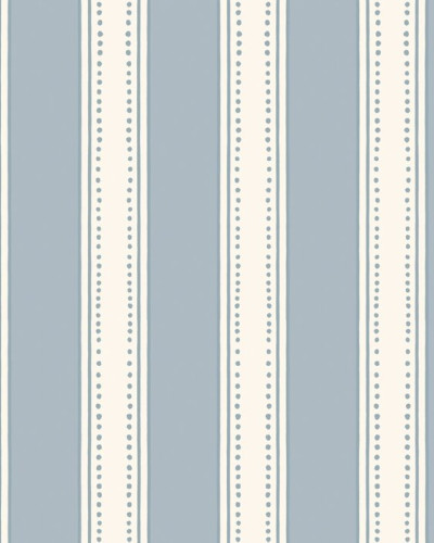 Tapet cu dungi verticale albastre într-un decor interior elegant