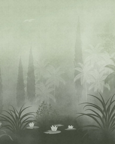 Moonlit Serenity II - Sage, Photowall