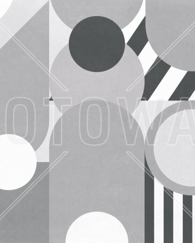 Fototapet abstract geometric modern în tonuri de gri, decor interior
