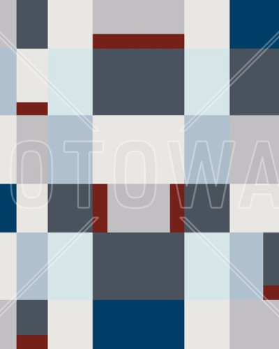 Metro Blocks - Blue, Photowall