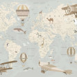 Explorer Map - Blue, Photowall